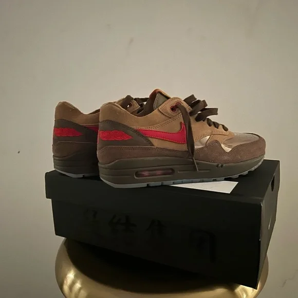 Nike Kids Brown and Red Sneakers